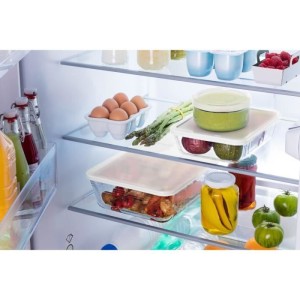 PYREX - 244P000 / 7043 - Rectangular dish with lid - 27cm * 22 cm - Pyrex Cook & Freeze