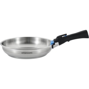 Induktionskochgeschirr-Set – ARTHUR MARTIN – AM2189 – Edelstahl 18/10 – 5-teilig – abnehmbarer Griff