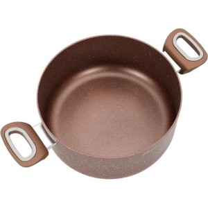 Suppentopf - ARTHUR MARTIN - AM5531 - 28 cm mit Glasdeckel - Alumin...