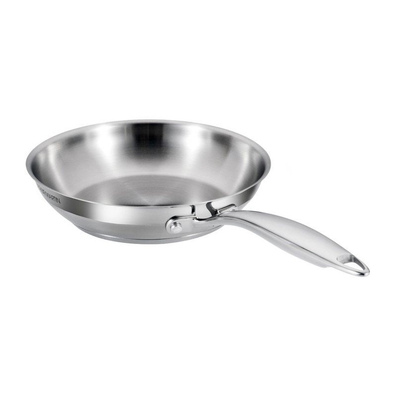 Poele grand chef - ARTHUR MARTIN - AM5336 - Ø20 cm - Inox 18/10 - Tous feux dont induction