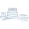 8er-Set Aufbewahrungsschalen - PYREX - Cook & Freeze - Glas - Recht...