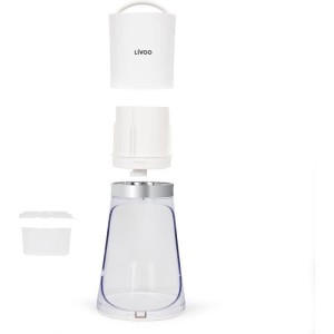 Appareil a glace pilée - LIVOO - DOM462 - 150 mL - 2 tailles - Mise en route automatique - Réservoir - Lame en acier inoxydabl