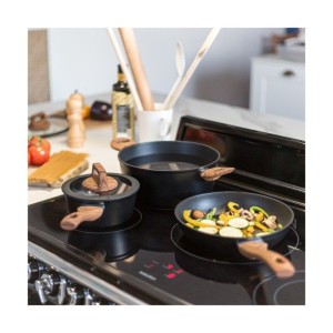 LIVOO Feel good moments - 5-piece cookware set - Black - MZP147
