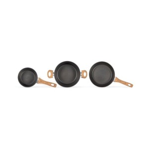 Batterie de cuisine - Induction - LIVOO - MEP147 - Aluminium antiadhésif - 5 pieces - 1 casserole Ø16 - 1 poele Ø24 - 1 faito