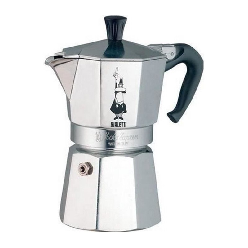 Italienische Kaffeemaschine Bialetti - Moka Express - Aluminium - 4...