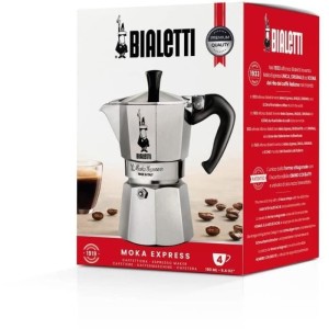 Italienische Kaffeemaschine Bialetti - Moka Express - Aluminium - 4...