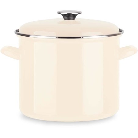 Caterer - BAUMALU - All hobs including induction - Enamel 26 x 20 cm - Ivory color