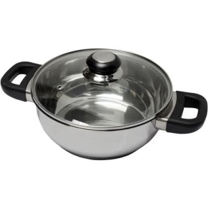 BAUMALU 331974 24 cm stainless steel casserole with bakelite sapphi...