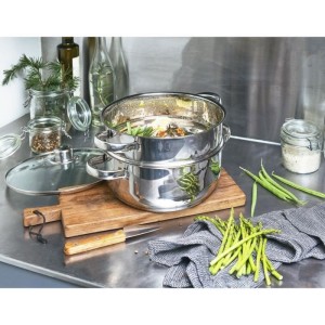 BAUMALU Dampfkombination - 24 cm - 2 Körper