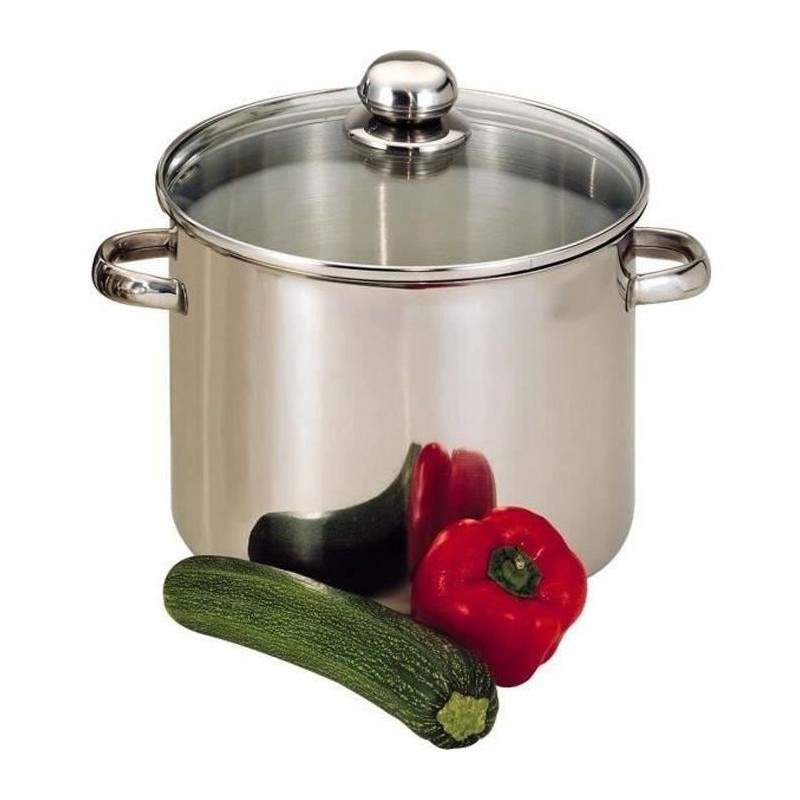 BAUMALU Catering stainless steel + glass lid - 26 cm