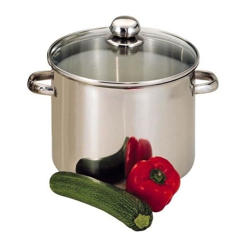 BAUMALU Stainless steel caterer + glass lid - 30 cm