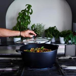 Tall slow cooker - BAUMALU - 384942 - Ceramic interior - With lid - 32 cm