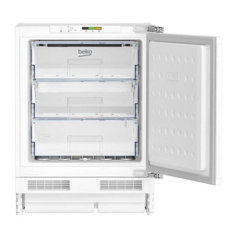 BEKO BU1204N Einbau-Gefrierschrank – 3 Schubladen – Wendetür