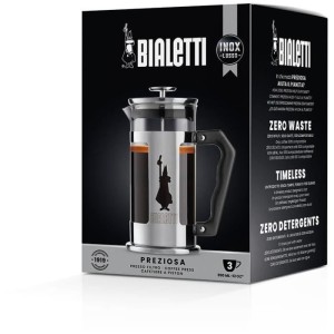 French press coffee maker - BIALETTI - 0003160/NP - 350 ml - Steel