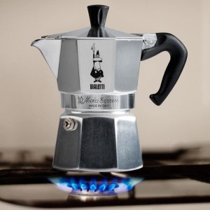 Italienische Kaffeemaschine – BIALETTI – MOKA EXPRESS – 6 Tassen – 0,30 l – Silber