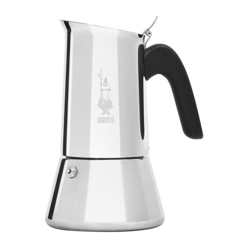Italienische Kaffeemaschine – BIALETTI – NEUE VENUS – 10 Tassen – 0,5 l – Silber