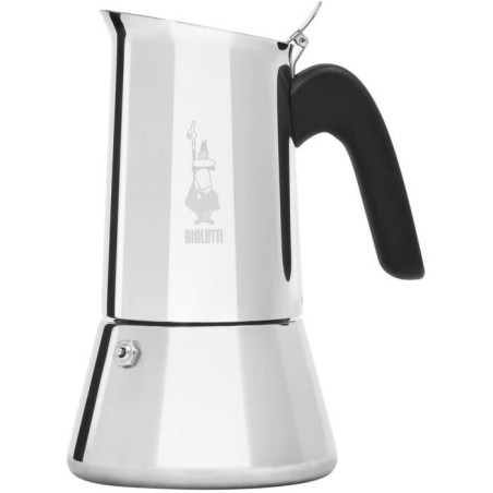 Italienische Kaffeemaschine – BIALETTI – NEUE VENUS – 10 Tassen – 0,5 l – Silber