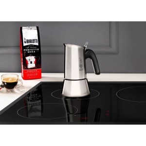 Italienische Kaffeemaschine - BIALETTI - 0007255/CNNP - Stahl |  Ka...