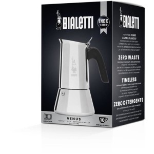 Italienische Kaffeemaschine - BIALETTI - 0007255/CNNP - Stahl |  Ka...