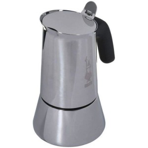Cafetiere italienne Bialetti VENUS + 1 paquet de café Moka Classico 250 g - capacité 6 tasses - Argent