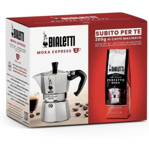 Italian coffee maker + 1 Perfetto Moka Classico coffee - BIALETTI -...