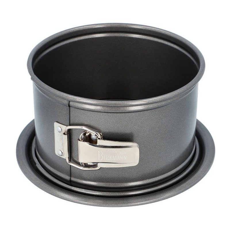 Moule coeur a fond amovible - BIRKMANN - EASY BAKING - Acier carbone - Anti adhésif - 26,5 x 25 x 9 cm
