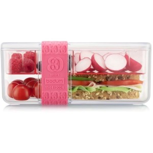 Unterteilte Lunchbox - BODUM - Topee - mit Besteck - Bubblegum |  B...