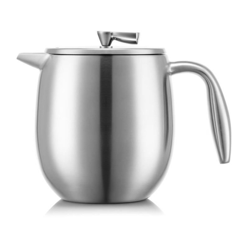French-Press-Kaffeemaschine - BODUM - Columbia - Doppelwandig - 4 Tassen - 0,5 l - Edelstahl - Matt