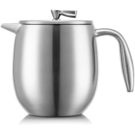 French-Press-Kaffeemaschine - BODUM - Columbia - Doppelwandig - 4 Tassen - 0,5 l - Edelstahl - Matt