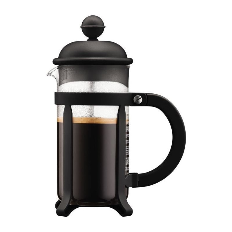 French press coffee maker - BODUM - JAVA - Black - 0.35 L - Stainle...