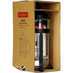 French-Press-Kaffeemaschine - BODUM - JAVA - Schwarz - 0,35 l - Ede...