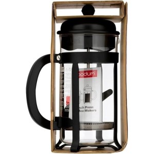 French-Press-Kaffeemaschine - BODUM - 1908-01 - Schwarz - Borosilik...