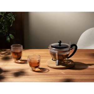 BODUM CHAMBORD Teapot with sieve 1L gray |  Coffee Makers and Coffe...