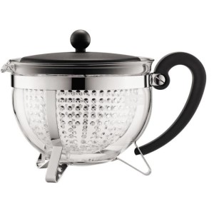 BODUM CHAMBORD Acrylic filter teapot 1.3 l Black |  Coffee Makers a...