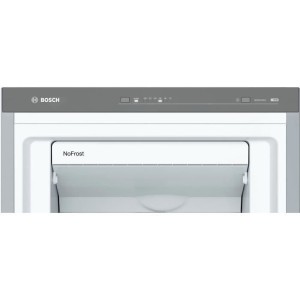 Congélateur armoire - BOSCH SER4 - GSN36VLEP - Classe E - 242 L - 186 x 60 x 65 cm - Inox