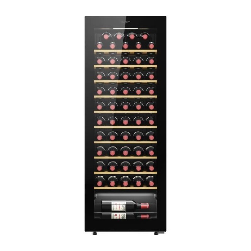 Cave a vin de service - CANDY - CW 058 - 58 Bouteilles - Connectée - 37 dB - Classe G - 47,5 x 45 x 128 cm