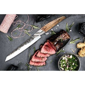 Fleischmesser – GESCHMIEDET – KATAI – VG10-Stahl – Griff aus Wurzel...