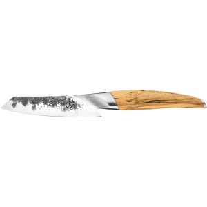 Santoku-Messer – Geschmiedet – Katai – VG10-Stahl – Griff aus Wurzelholz – Länge 14 cm