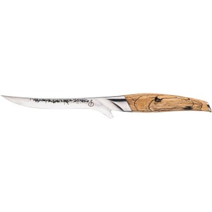 Ausbeinmesser – GESCHMIEDET – KATAI – VG10-Stahl – Griff aus Wurzelholz – L 15 cm