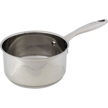 Stielkasserolle – GEMÜTLICH & TRENDIG – KLASSISCH – Edelstahl – Ø 14 cm – 1,08 l – Geeignet für alle Herdarten, i