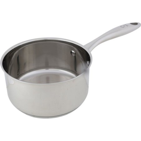 Stielkasserolle – GEMÜTLICH & TRENDIG – KLASSISCH – Edelstahl – Ø 18 cm – 2,29 l – Geeignet für alle Herdarten, i