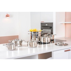 Cozy & Trendy 2803315 Stainless Steel Frying Pan - D 28 cm - All Heat Sources Including Induction