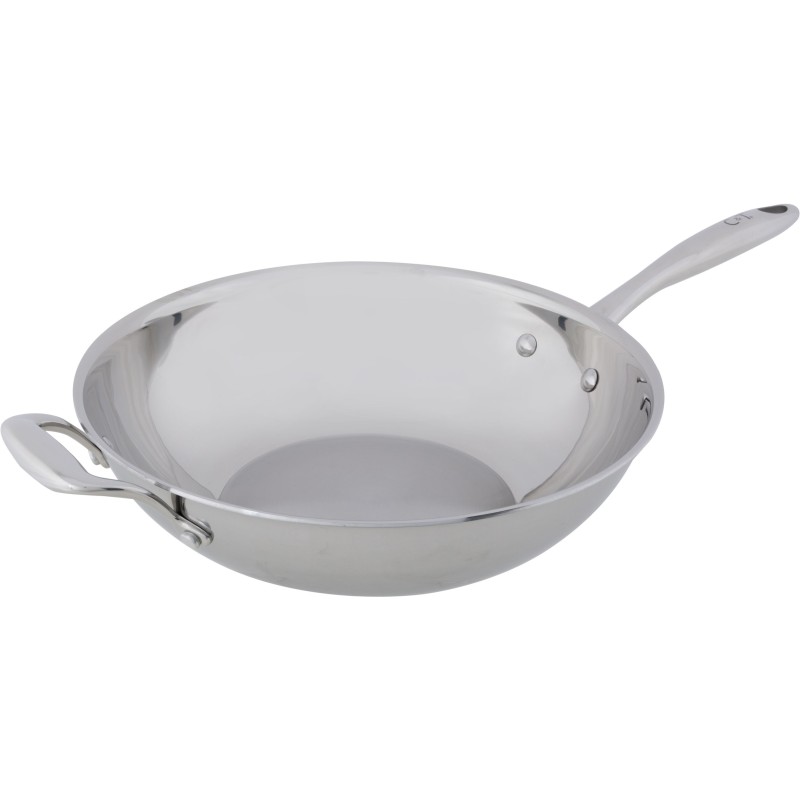 Wok - COSY & TRENDY - CLASSIC - Acier inoxydable - Ø30 cm - Tous feux dont induction