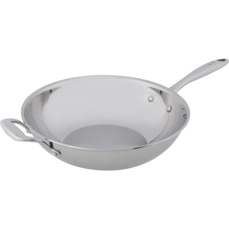 Wok - COSY & TRENDY - CLASSIC - Acier inoxydable - Ø30 cm - Tous feux dont induction