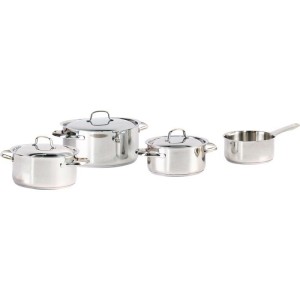 Batterie de cuisine - Tous feux dont induction - COSY & TRENDY-DAILY - Acier inoxydable - 7 pieces