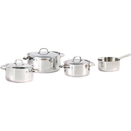 Batterie de cuisine - Tous feux dont induction - COSY & TRENDY-DAILY - Acier inoxydable - 7 pieces