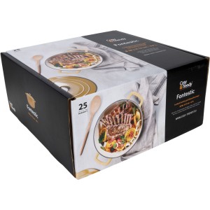 Cocotte avec couvercle - COSY & TRENDY - FONTESTIC - Fonte émaillée- Ø28 cm - 6,15 L - Tous feux dont induction - Ambre