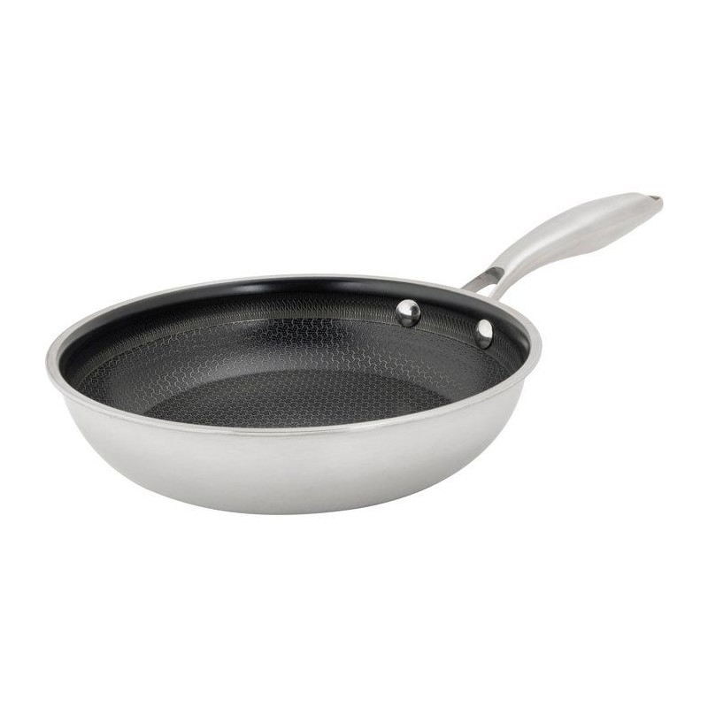 Poele - COSY & TRENDY - HEXAPRO - Acier inoxydable - Ø20 cm - Anti-adhésive - Tous feux dont induction
