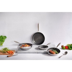 Poele - COSY & TRENDY - HEXAPRO - Acier inoxydable - Ø20 cm - Anti-adhésive - Tous feux dont induction