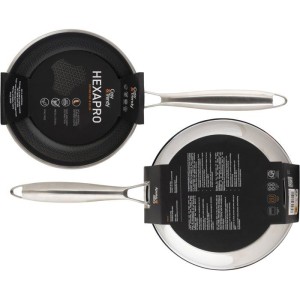 Poele - COSY & TRENDY - HEXAPRO - Acier inoxydable - Ø20 cm - Anti-adhésive - Tous feux dont induction